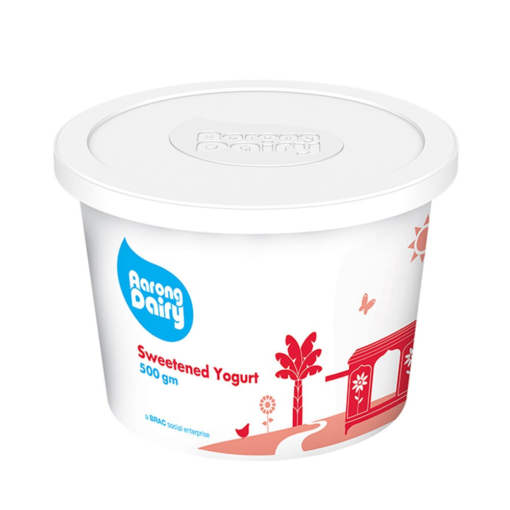Aarong Dairy Sweetened Yogurt 500 GM