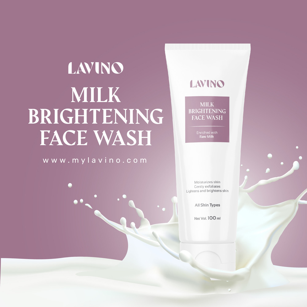 Lavino Milk Brightening Face Wash -
