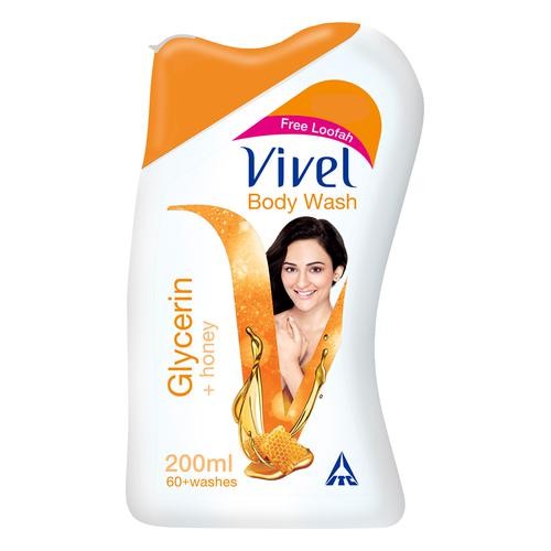 Vivel Body Wash  Glycerin Honey 200 ml