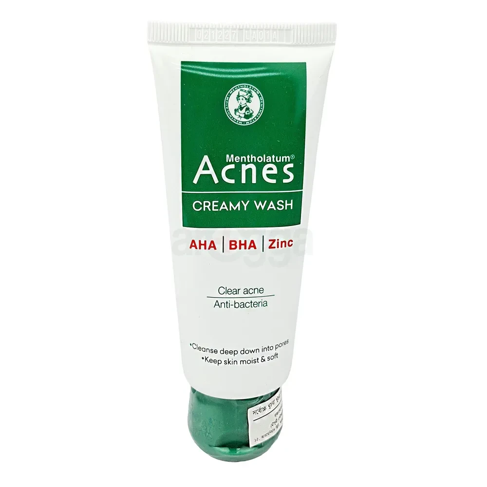Acnes Mentholatum Acnes Creamy Wash 50gm