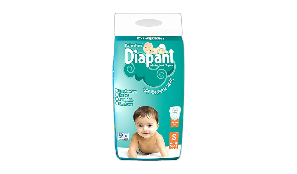 Bashundhara Diapant Baby Diaper m 7-12 kg