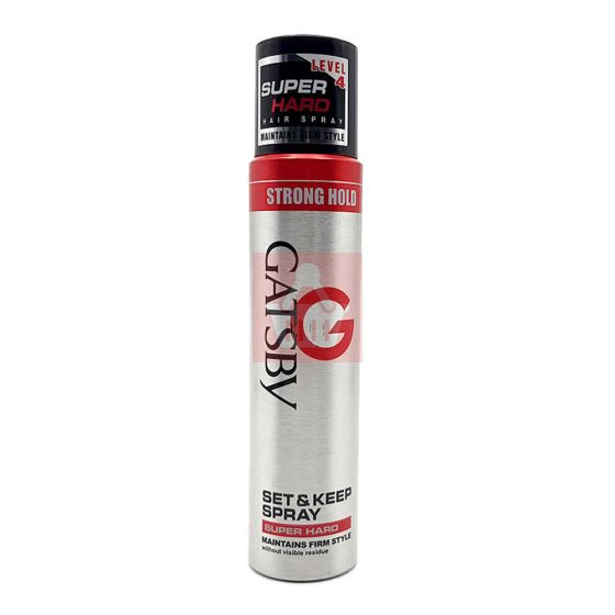 Gatsby Super Hard Set & Keep Styling Hair Spray 250ml