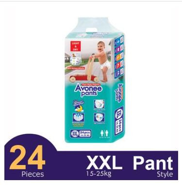 Avonee Pants System Baby Daiper (XXL Size) (14-25kg) (24PCS)