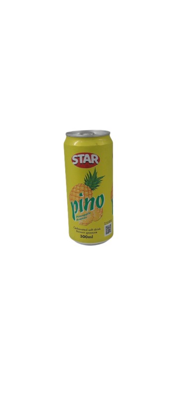 Star Pineapple Carbonated Soft Drink Can, 300 ml