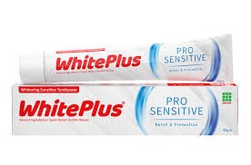 White Plus Pro-Sensitive Whitening Toothpaste 40gm