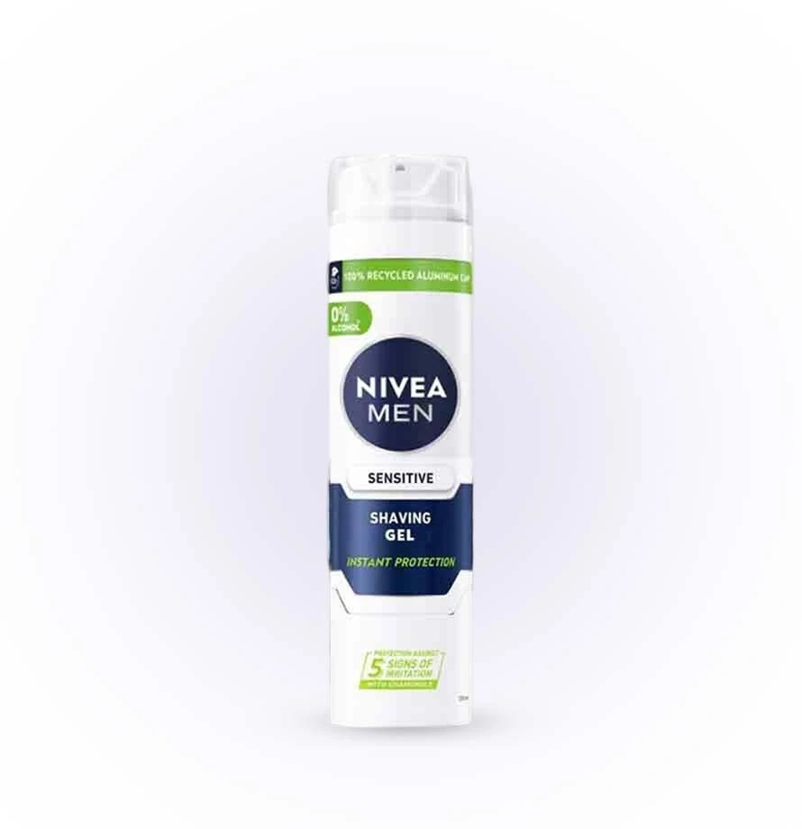 Nivea Men Sensitive Skin Shaving Gel Instant Protection - 200ml