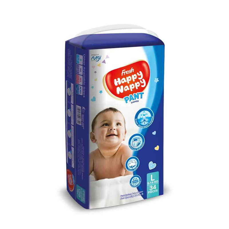 Happy Nappy DIPPER Pant L (9-14kg) 34pcs