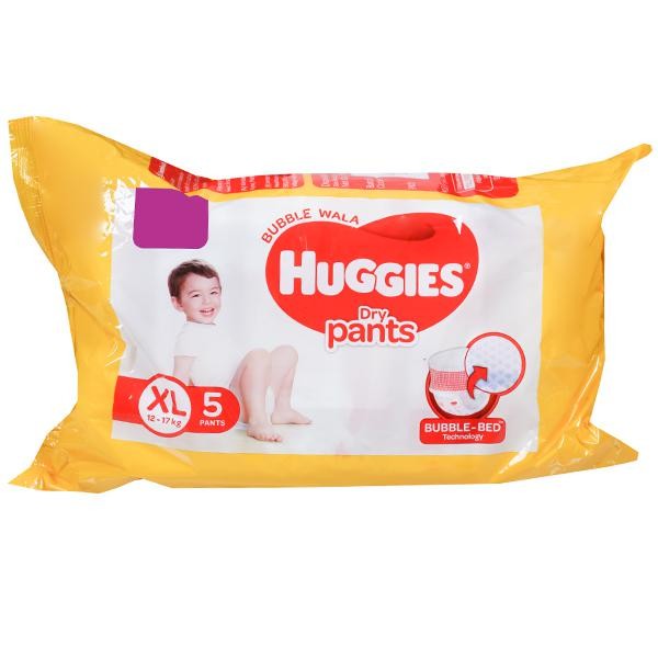 HUGGIES DRY PANTS XL 5 PANTS
