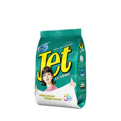 Jet Classic Detergent Powder Poly Pack 1 kg