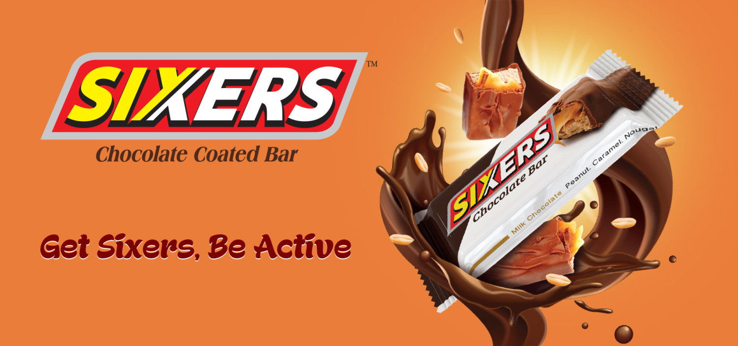 Sixers Chocolate Coted Bar 28 GM