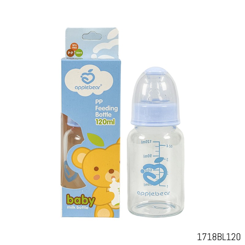 Applebear Glass Feeding Bottle - 120ml