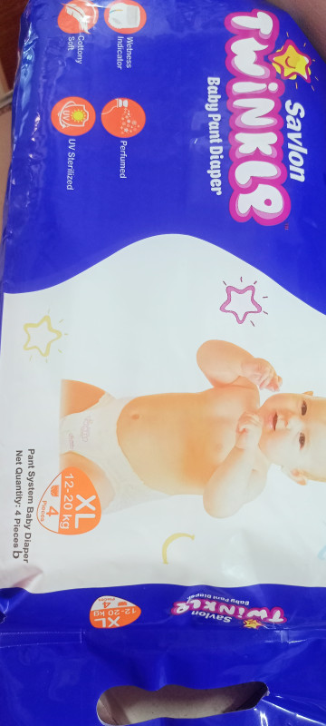 SAVLON TWINKEL BABY PANT DIAPER XL 12 - 20 KG