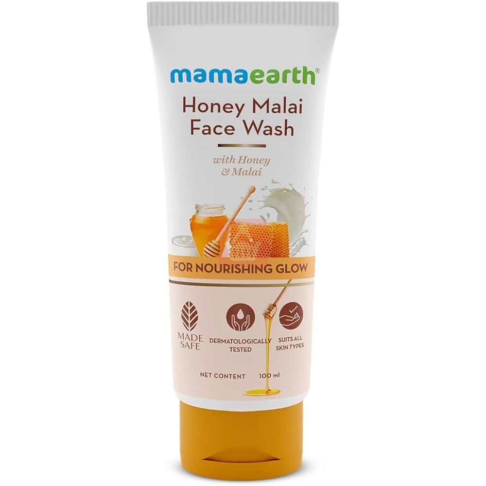 Mamaearth Honey Malai Face Wash with Honey & Malai 100 ml