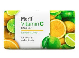Meril Vitamin C Soap Bar Lemon & Lime 150 gm