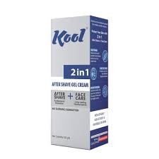 Kool 2 In 1 After Shave Gel Cream 50g