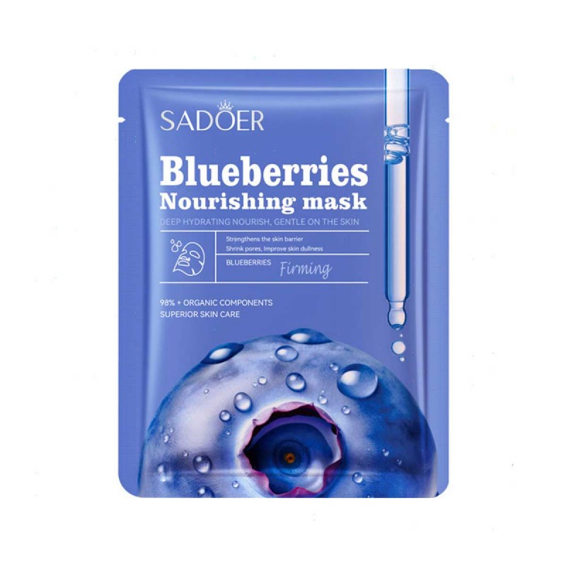SADOER Blueberries Nourishing Facial Sheet Mask 25 gm