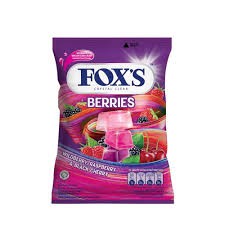 FOXS CRYSTAL CLEAR BERRIES CANDY 90 GM