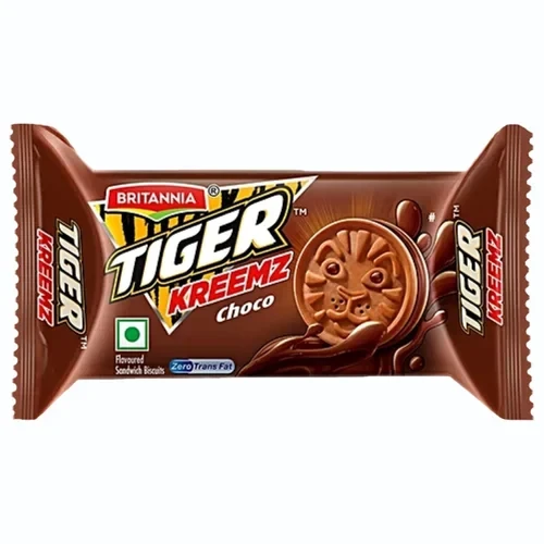 Chocolate Britannia Tiger Kreemz Chochlate Biscuits