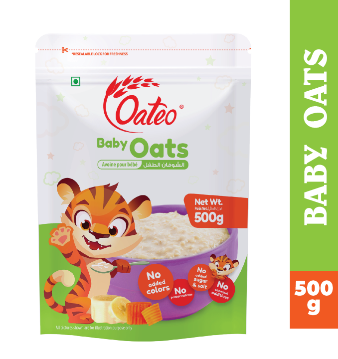 OATEO BABY OATS AVOINE POUR BEBE 500 GM