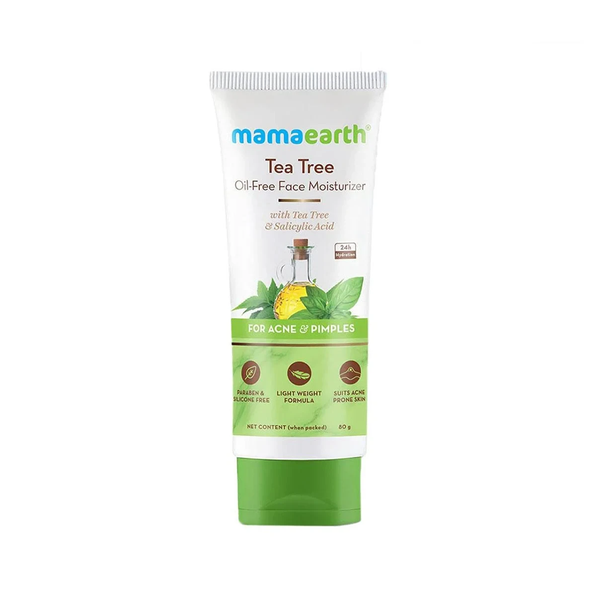 Mamaearth Tea Tree Oil-Free Moisturizer Tea Tree & Salicylic Acid  80gm