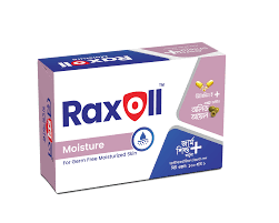 RAXOLL MOISTURE FOR GERM FREE MOISTURIZED SKIN  VITAMIN E EXTRA VERGIN OLIVE OIL JARM SHILD 75 GM