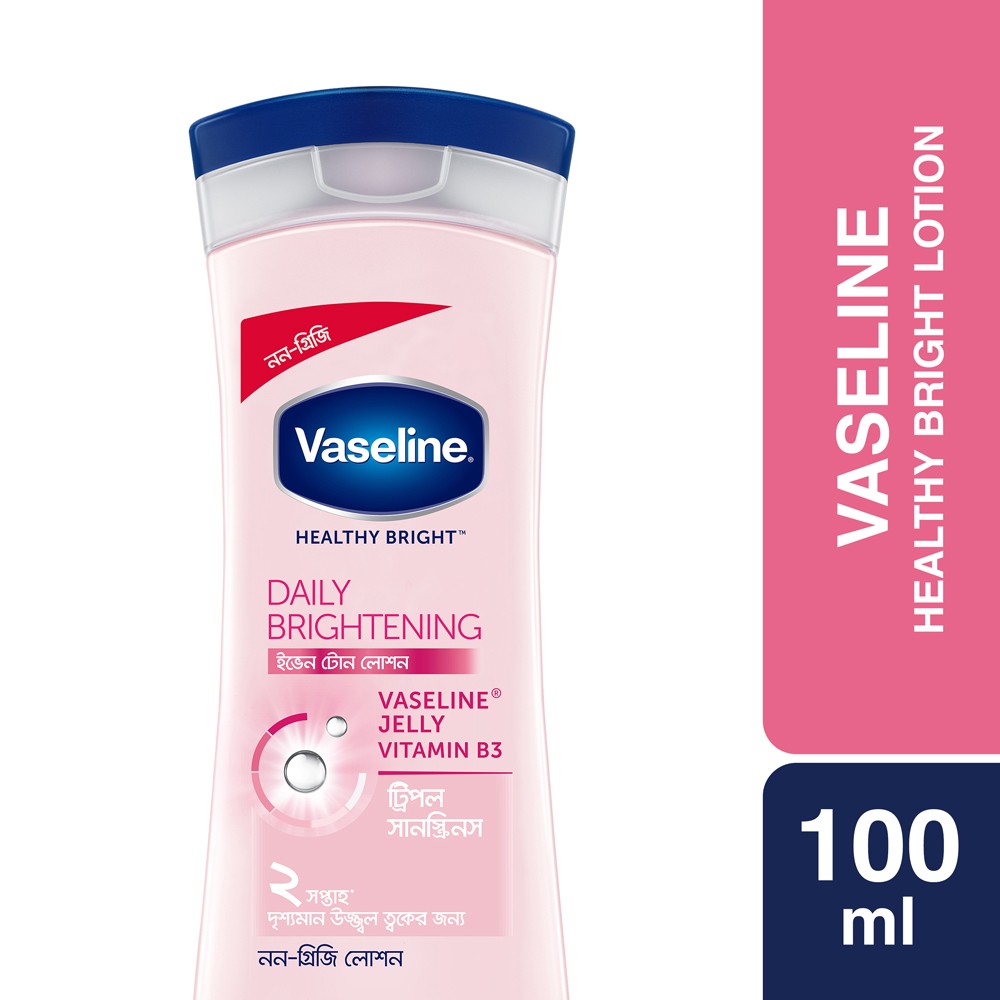 VASLINE HEALTHY BRIGHT DAILY BRIGHTENING JELLY VITAMIN B3 NON GRIGI  LOTION 100 ML