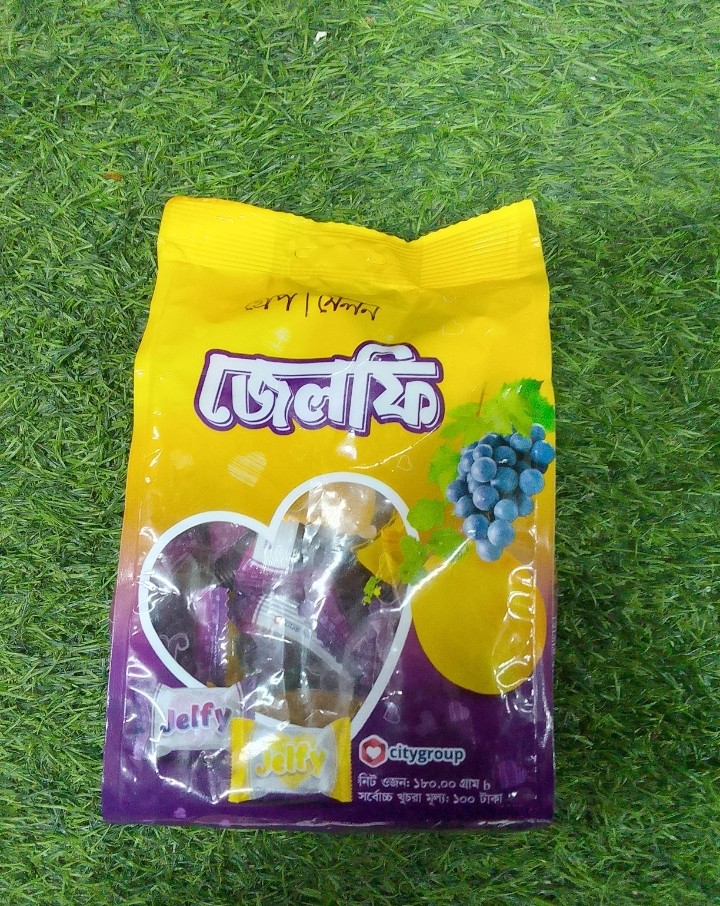 Jelfy Grape Candy 1 pack ( 172 gm )