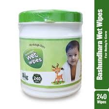 BASHUNDHARA WET WIPES 240 PCS