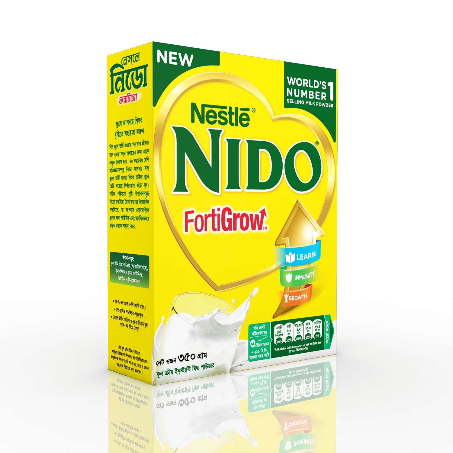 NIDO Fortigrow Full Cream Milk Powder 350g