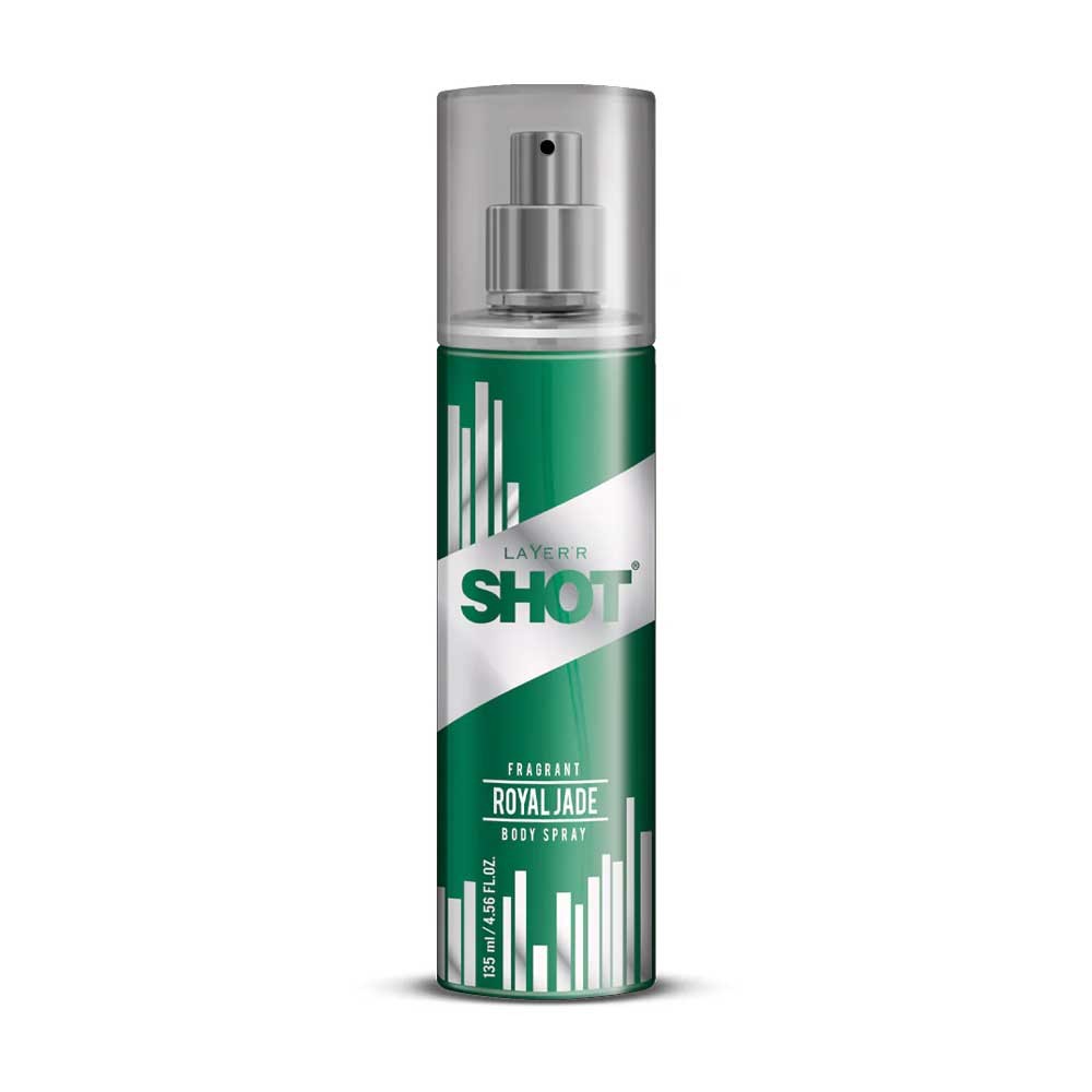 LAYERR SHOT FRAGRANT ROYAL JADE BODY SPRAY 135 ML