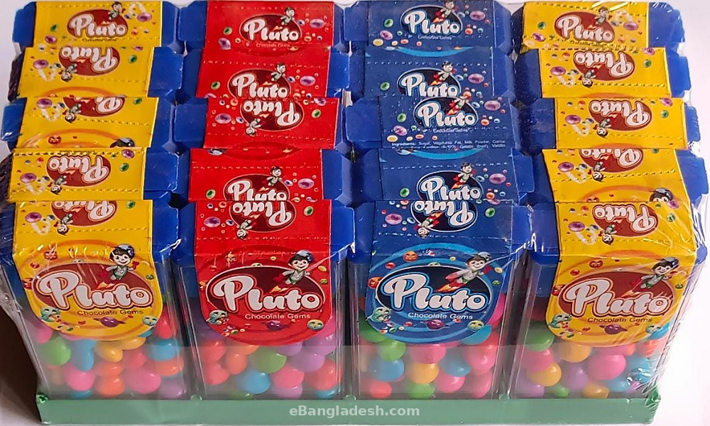 pluto chocolate jems 20pc
