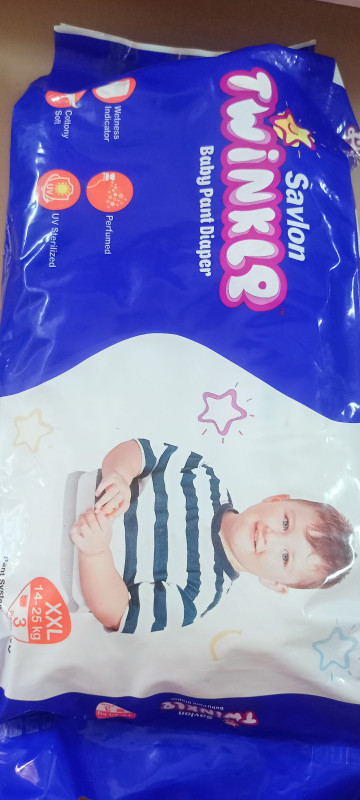 SAVLON TWINKKEL BABY PANT DIPER XXL  14 -25 KG